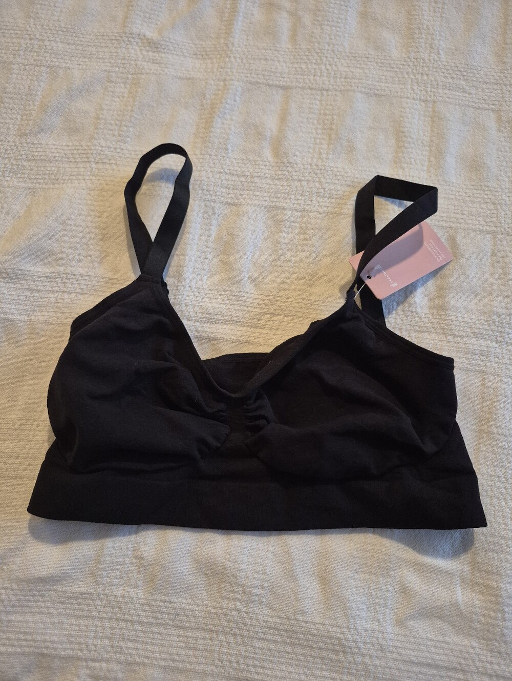 FeelinGirl women's size Medium black bralette, wireless NWT